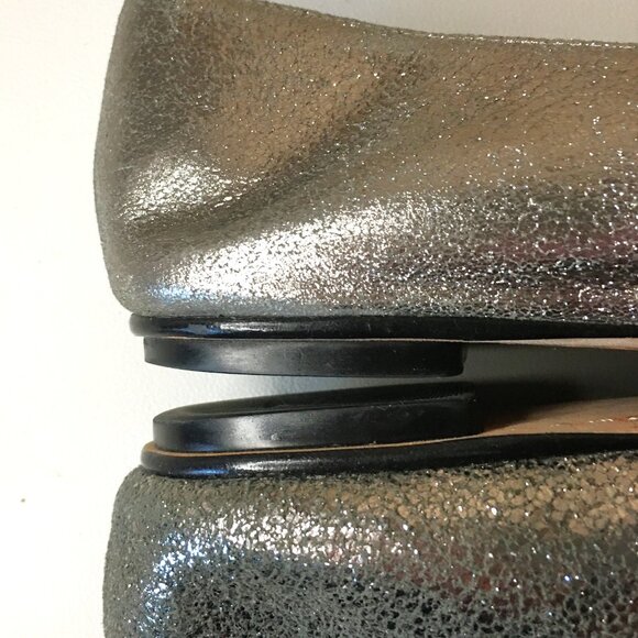 JOAN & DAVID "Daeila" Silver and Rhinestone Ballet Flats  ｡・:*˚:✧｡  Size 6 - Picture 10 of 16